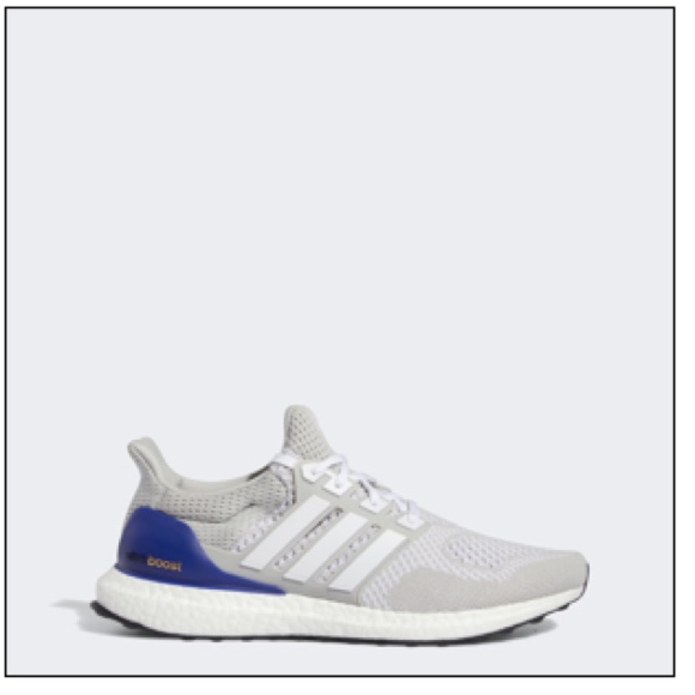 Ultraboost 1.0 DNA Shoes, Size M 7/ W 8, Cloud White/Cloud White/Legacy Indigo